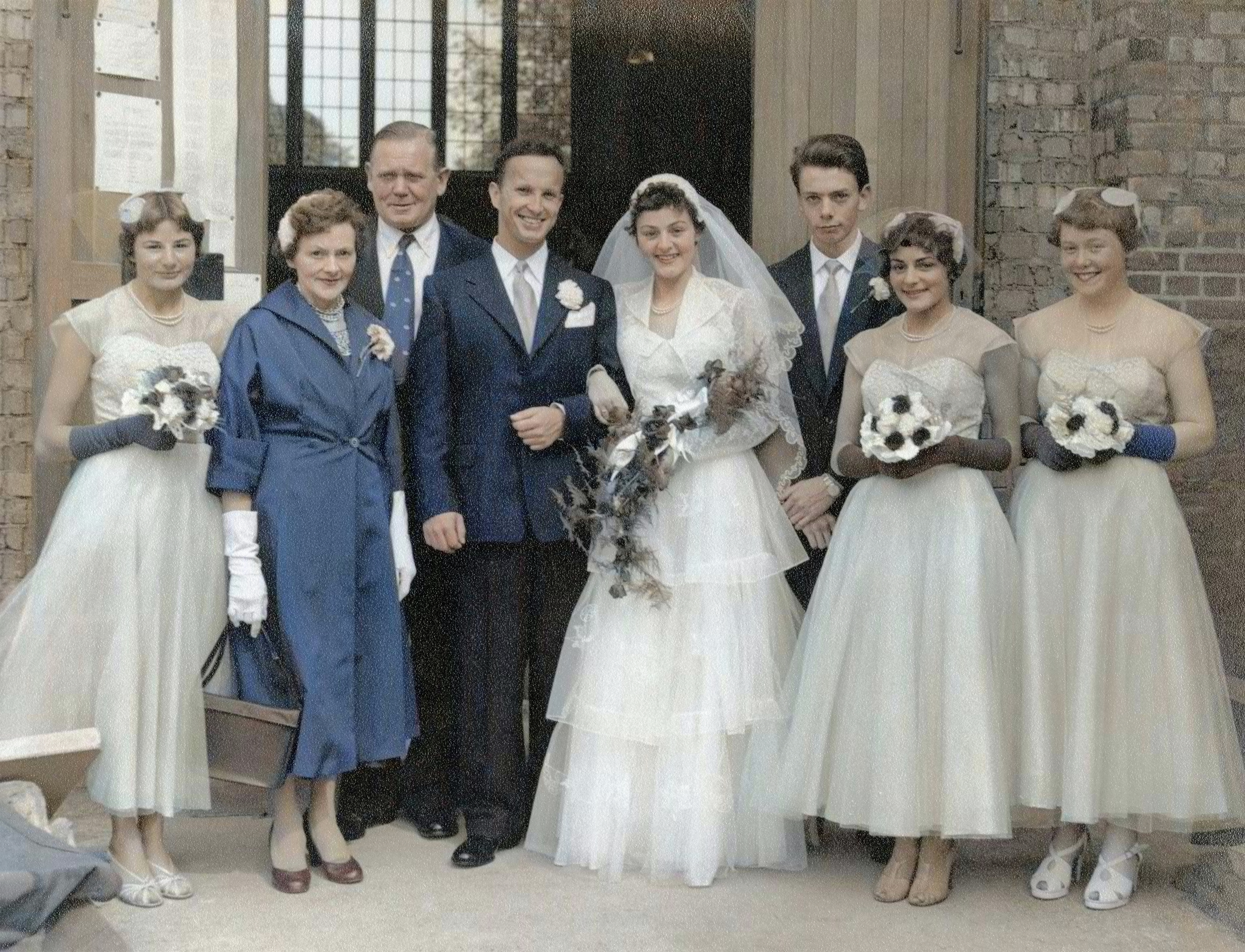 Mum & Dad wedding portrait #10